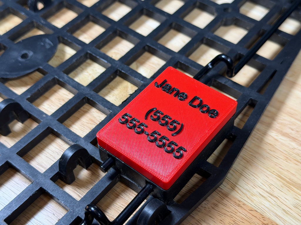 Crate Info Tag *Please Read Description*