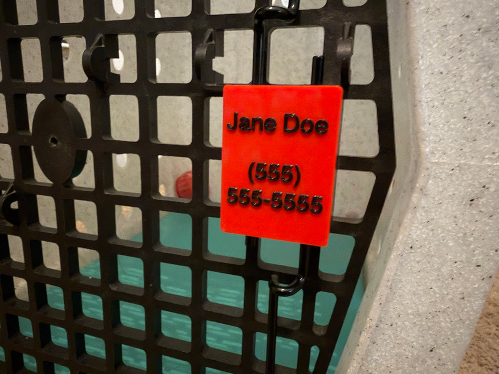 Crate Info Tag *Please Read Description*